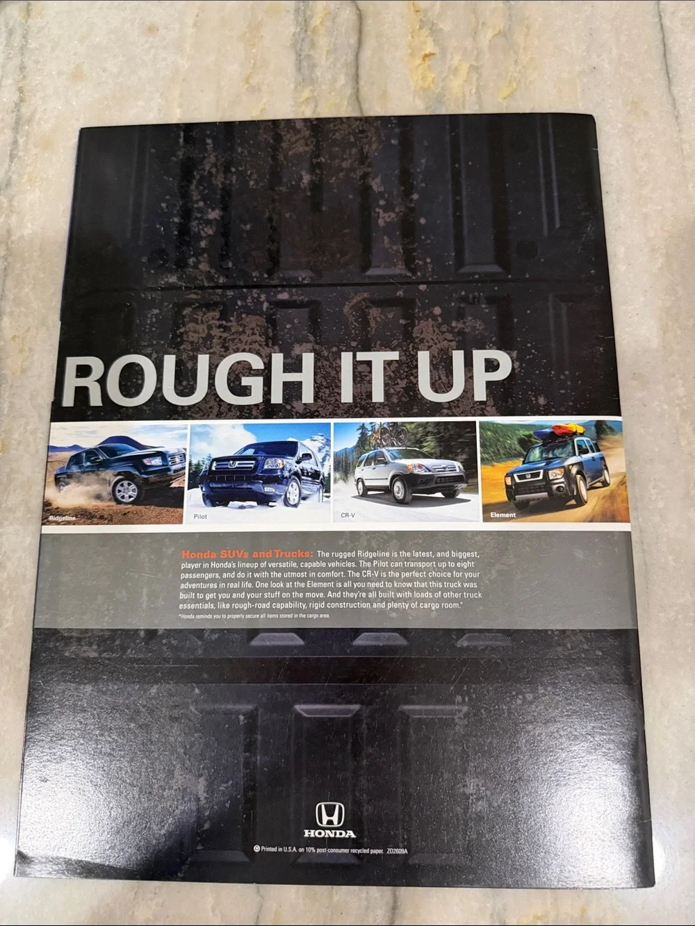Honda 2006 Ridgeline Brochure Booklet